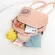 Women's backpack กระเป๋าเป้ผู้หญิง/Student bag backpack female fashion trend pu ladies cashew flower bag cartoon printing children backpack