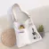 Ladies messenger Bag Canvas Solid Color Shoulder Bag Student Bag