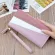 Dihope Women's Zipper Closure SPLICED WRIST STRAP TASSELLET for Girls New Fashion Phone Coin Long Purse Card Holder