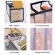 Dormitory Closet Organizer for Socks Home Separated Underwear Storage Box 7 grids Bra Organizer Foldable Drawer Organizer 2020