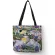 Durable Linen Practical Shopping Hand Bag 3D Cat Golden Retriever Pattern Shoulder Bags Female Beach Tote Balsasas Feminina