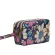 Elegant Floral Print Large Capacity Wallet Handbag for Party Travel Wedding 3 - Layer Women Girl Canvas Card Holder Clutch Pruse