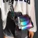 Fashion Laser Women Bags Luxury Shoulder Handbags Chains Crossbody Bag Women 2018 Letter Mini Flap Purse bolsa feminina