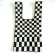 กระเป๋าสะพาย New style female bag checkerboard wool knitted woven shoulder bag underarm bag handbag