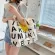 กระเป๋าสะพาย Korean casual letters smiley face canvas bag hand carry shoulder bag tote bag