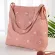 Simple Girls Lace Mesh Printing One-Shoulder Canvas Bag Casual Large-Capacity Cloth Bag Tote Bag