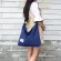 กระเป๋าสะพาย Korean art canvas bag women's simple large-capacity single-shoulder diagonal canvas bag