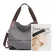 กระเป๋าสะพาย Shoulder bag women's casual solid color new portable messenger bag fashion canvas bag