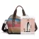 Canvas Casual Retro Fashion One-Shoulder Diagonal Large-Capacity Female Contrast Color Stitching Bag