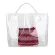 Easy Shopping Popular Hot Sale Women's Fashion Transparent Snake Pattern Handbag Casual Beach Bag Bucket Bag Lowest Price