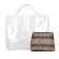 Easy Shopping Popular Hot Sale Women's Fashion Transparent Snake Pattern Handbag Casual Beach Bag Bucket Bag Lowest Price