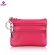 Dolove Genuine Leather Small Wallet Women Coin Bag Double Zipper Womens Wallets and Purses Leather Wallet Small Clutch Bag