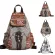Ethnic Embroidery Flower Wovendddddddddddddddd Women Backpack Shoulder Bags