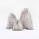 eTya Travel Cosmetic Bag Plaid Printing Women Makeup Case Cosmetics Drawstring Pouch Fashion Cotton line Storage Toiletry Bag