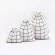 eTya Travel Cosmetic Bag Plaid Printing Women Makeup Case Cosmetics Drawstring Pouch Fashion Cotton line Storage Toiletry Bag