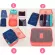 Do not Miss High Quality 6PCS/Set Lugge Travel Organizer Bag Large for Men Multifunction Cosmetic Organizer Make Up Bags