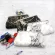 ETYA Marble Stone Women Cosmetic Bag Travel Make Up Bags Vintage Pouch Large Size Nice Nicer Toiletry Organizer Case Clutch Tote