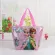 Disney princess children cartoon handbag Frozen Elsa girl gift shoulder high capacity bag PVC package travel storage lady bag