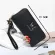 Fashion Butterfly Women Wallet Wrist Handle Phone Case Long Section Money Coin Pocket Pouch Handbag Women's Purse Card Holders