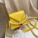 Fashion Exquity Shopping Bag Women Pure Color Leather Tote Shoulder Bag Casual Pearl Handle Crossbody Handbag