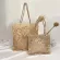 Fashion Handbag Summer Shoulder Bag Women's Large Capacity Hollow Designer Straw Vintage Beach Ladies Casual Tote Lace New Bags