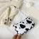 Fashion Cow Milk Print Women Handbag Totes Female Casual Underarm Shoulder Bags Popular Simple FeMale Daily Bag