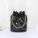 Fashion Luminous Women Drawstring Bucket Bags Geometry Plaid Shoulder Bags Folding Chains Handbag Diamond Casual Tote Bucket Bag