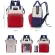 Fashion Mummy Material Bag Large Capacity NAPPY BAG TRAVEL BACKPACK NURSING BAG for Baby Care Women's Fashion Bag