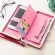 Fashion Long Wallets Women Hasp Wallet Female Phone Case Coin Pocket Luxury Wristlet Women's Pursse Clutch Card Holder Bag D195