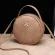Design Fashion Women Round Bag Leather Women's Circular Crossbody Shoulder Messenger Bags Ladies Purse Female Bolsa Handbag