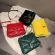 Down Cotton Women Handbag 2020 Fashion Soft Leather Rhomboid Women Shoulder Messenger Bags Chain Crossbody Bag Clutch Purse 2020