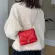 Down Cotton Women Handbag 2020 Fashion Soft Leather Rhomboid Women Shoulder Messenger Bags Chain Crossbody Bag Clutch Purse 2020