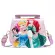 Disney Princess Children Pu Messenger Bag Girl Frozen Elsa Shoulder Bag Sofia Handbag Kid Fashion Shopping Bag Gift