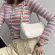 Fashion Acrylic Chain Baguette Armpit Bag Vintage Alligator Leather Ladies Shoulder Crossbody Bags Females Handbags