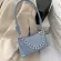 Fashion Design Women's Armpit Handbags Crocodile Pattern PU Leather Ladies Baguette Bag High Quailty Clutch Small Shoulder Bags