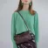 Fashion Acrylic Chain Messenger Bag for Women High Quality Pleated Soft Underarm Bag Female Handbags Lady Brands PU Shoulder Bag