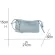 Fashion Acrylic Chain Messenger Bag for Women High Quality Pleated Soft Underarm Bag Female Handbags Lady Brands PU Shoulder Bag