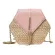 Fashion Hexagon New Mulit Style Straw+PU Chain Messenger Bags Women Summer Rattan Handmade Woven Beach Boho Bags bolso feminina