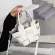 Weave Tote Bucet Bag New Hi-QUITE Leather Women's Designer Handbag Travel Oulder Mesger Bag Phone Ses