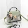Women Handbag Grid Fe Oulder Bags Cartoon Decoration Pu Tote Plaid Girls' Se Handbag For Women