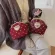 Women Velvet Handbag Vintage Heart Design Ning Bag Wedding Party Bride Clutch Oulder Bags Se