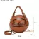 Geoc Basetbl Zip Bags Women's Bag Crossbody Bag Pu Leather Handbags Chain Round Totes Fe Oulder MES