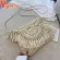 Yogodlns Hot Mmer Women Tasssels Straw Rattan Wicer Weave Oulder Bags Handbag Flap Ladies Holiday Beach Crossbody Bag