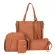 Thinthendo 4pcs Women Lady Handbag Oulder Bags Tote Se Mesger Satchel Set