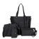 Thinthendo 4pcs Women Lady Handbag Oulder Bags Tote Se Mesger Satchel Set