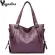Winter Pu Leather Zier Luxury Handbags and Se Women Large Capacity Designer Oulder Crossbody Bolsa FinA SAC