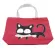 New Trend Cat Print Aarel Oulder Bag Woman Mesger Handbag Big Bags