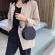 Women Oulder Bag Ladies Mesger Bags Youth Waterproof Handbag Round Fe Hi Quity Pu Leather Bag B
