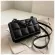 Square bag, leather bag, pattern, table, shoulder bag Decorated with chain Fashion bag Cross-Body Bag Women Bag