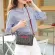 Princed Women Mini Oulder Bag Retro Leather Double Zier Crossbody Bags Ca Mobile Wlet Tote Bag